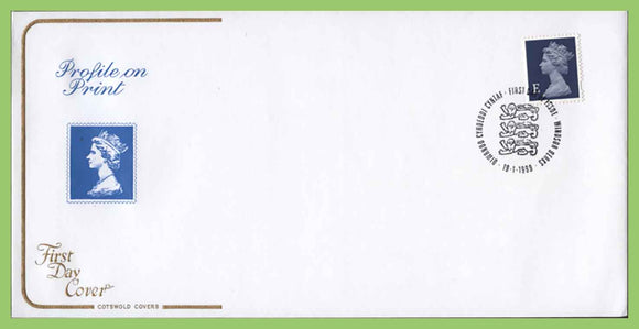 G.B. 1999 'E' definitive NVI on u/a Cotswold First Day Cover, Windsor