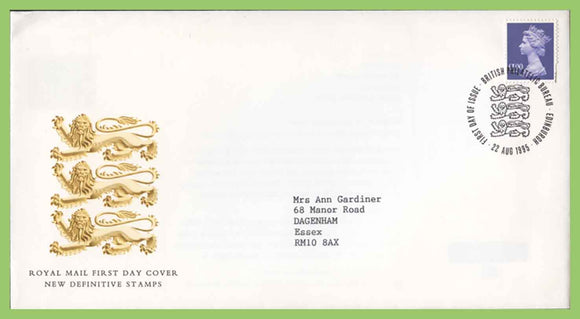 G.B. 1995 £1.00 Definitive Royal Mail First Day Cover, Bureau