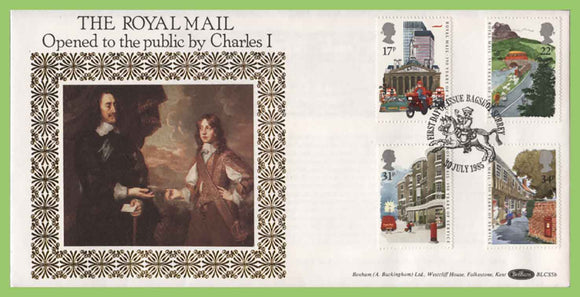 G.B. 1985 Royal Mail Service set on Benham First Day Cover, Bagshot