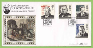 G.B. 1995 Communications set on Benham silk First Day Cover, Kidderminster