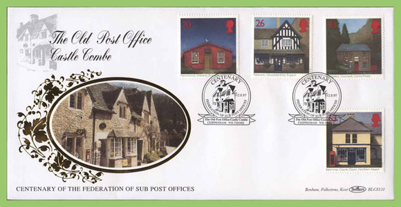 G.B. 1997 Post Offices set on Benham First Day Cover, Chippenham