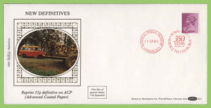 G.B. 1985 31p New Machin ACP definitive Benham silk First Day Cover, NPM