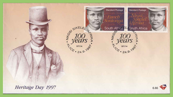 South Africa 1997 Heritage Day on First Day Cover