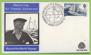 G.B. 1967 Chichester 'Pure New Wool' First Day Cover, Greenwich