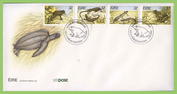 Ireland 1995 Reptiles and Amphibians self Adhesives set on First Day Cover