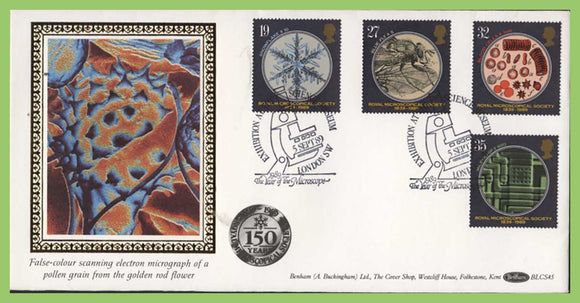 G.B. 1989 Microscopes set on Benham First Day Cover, Science Museum, London