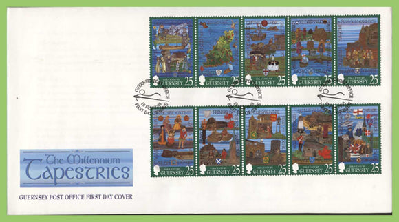 Guernsey 1998 The Millennium Tapestries Project set First Day Cover