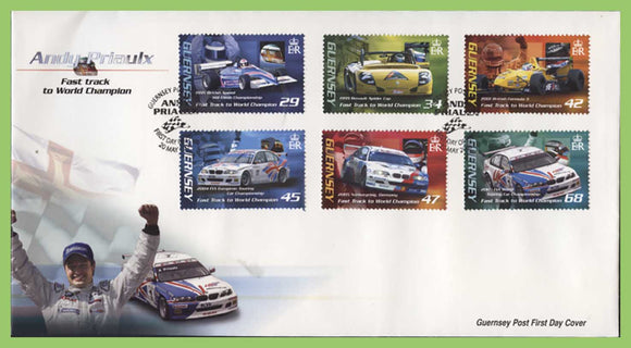 Guernsey 2006 Andy Priaulx's Motor Racing Victories set on First Day Cover