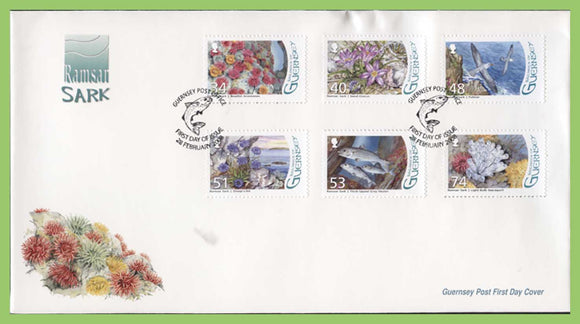 Guernsey 2008 Designation of Gouliot Headland and Caves set on First Day Cover