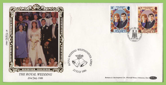 Jersey 1986 Royal Wedding set First Day Cover