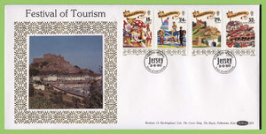 Jersey 1989 Festival of Tourism set silk First Day Cover