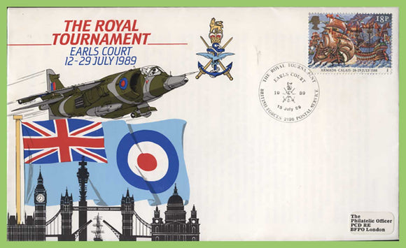 G.B. 1989 Royal Tournament, Earls Court special cancel cover