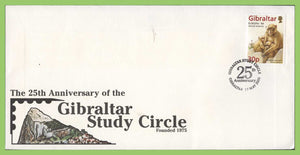 Gibraltar 2000 25th Anniversary of the Gibraltar Study Circle Commemorative Cover