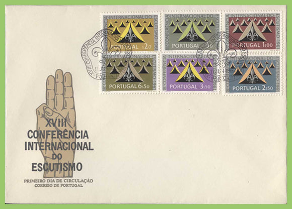 Portugal 1962 Scouts Conference set on First Day Cover