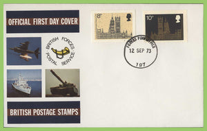 G.B. 1973 Parliament set on Forces First Day Cover, FPO 197