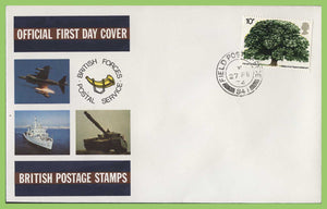 G.B. 1974 Horse Chestnut Tree on Forces First Day Cover, FPO 841