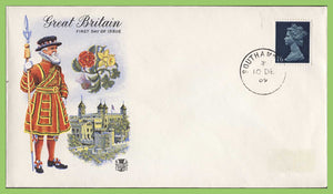 G.B. 1969 1/6 Machin definitives (Phosphor Paper) on Stuart First Day Cover, Southampton