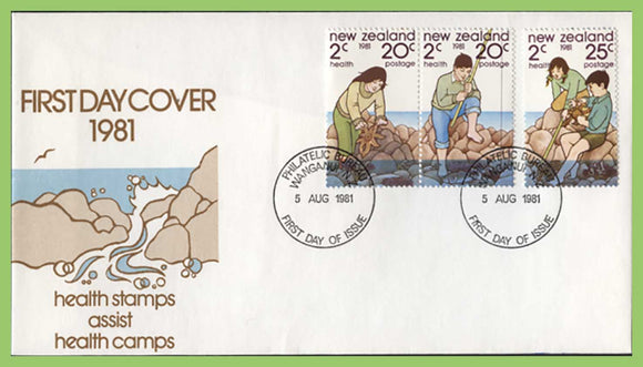 New Zealand 1981 Health Stamps set on First Day Cover