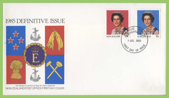 New Zealand 1985 QEII definitive issue on First Day Cover