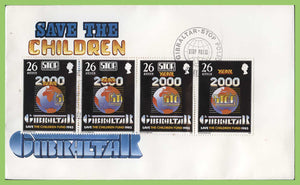 Gibraltar 1985 'Save The Children', Stop Polio Campaign  issue on First Day Cover