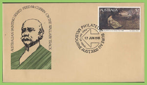 Australia 1981 $2 Fred McCubbin painting on First Day Cover