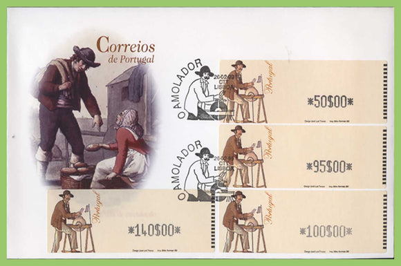 Portugal 1999 Post Office Machine Label stamps First Day Cover
