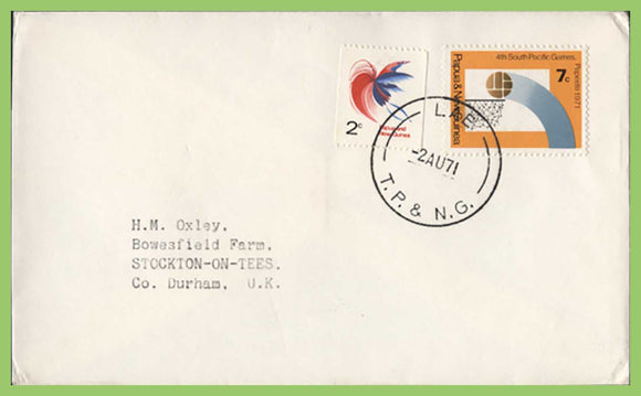 Papua New Guinea 1971 'Lae' cover to England