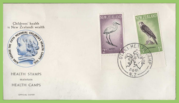 New Zealand 1961 Health Issue set on First Day Cover
