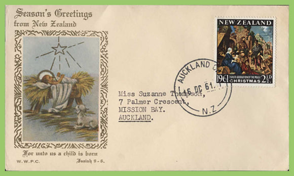 New Zealand 1961 Christmas First Day Cover