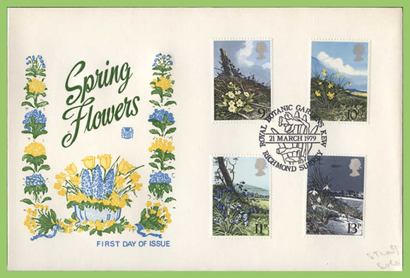 G.B. 1979 Spring Flowers set on Stuart First Day Cover, Richmond