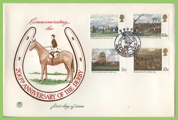 G.B. 1979 Horse Racing set on Stuart First Day Cover, Derby, Epsom