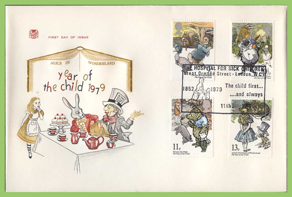 G.B. 1979 Year of the Child set on Stuart First Day Cover, Great Ormond St. Hospital