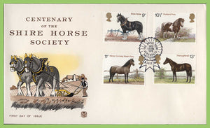 G.B. 1978 Horses set on Stuart First Day Cover, Kenilworth