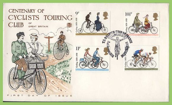 G.B. 1978 Cycling set on Stuart First Day Cover, T.I. Rayleigh, Tour de France