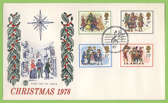 G.B. 1978 Christmas set on Stuart First Day Cover, Bethlehem