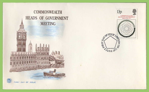 G.B. 1977 Commonwealth HOG issue on Stuart First Day Cover, London SW1