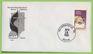 U.S.A 1986 Indianapolis United Methodist Church, commemorative cover