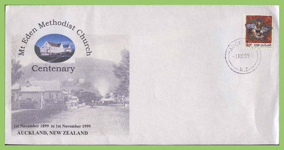 New Zealand 1999 Mt. Eden Methodist Church Centenary, commemorative cover