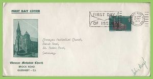 Guernsey 1971 Ebenezer Methodist Church First Day Cover