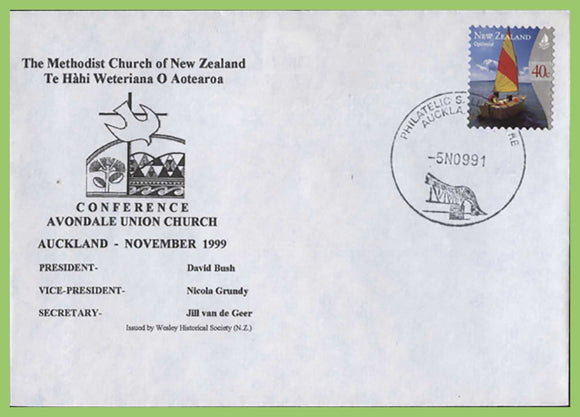 New Zealand 1999 Methodist Conference Auckland, commemorative cover