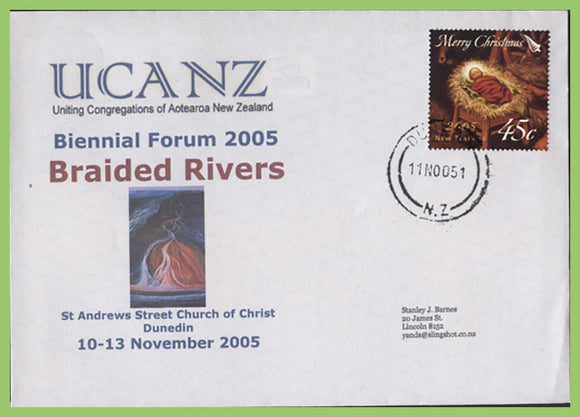 New Zealand 2004 50 years of Worship at St. Lukes (Methodist Church) Centenary commemorative cover