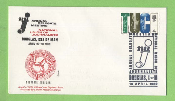 G.B. 1969 National Union of Journalists Delegate Meeting commemorative cover
