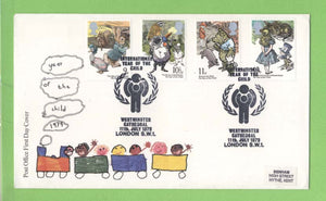 G.B. 1979 Year of the Child set on Post Office First Day Cover, Westminster Abbey