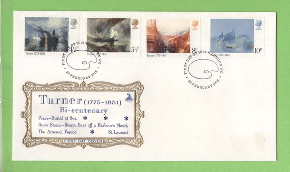 G.B. 1975 Turner Paintings set on u/a Mercury First Day Cover, London WC