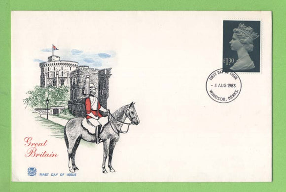 G.B. 1983 £1.30 Parcel definitive on Cotswold First Day Cover, Windsor