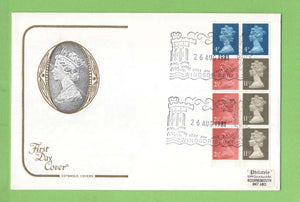 G.B. 1981 50p booklet pane on Cotswold First Day Cover, Windsor