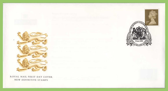 G.B. 2002 1st Class definitive on Royal Mail First Day Cover, Parliament Square
