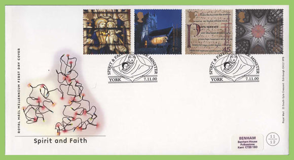 G.B. 2000 Settlers Tale set on Royal Mail First Day Cover, York Minster