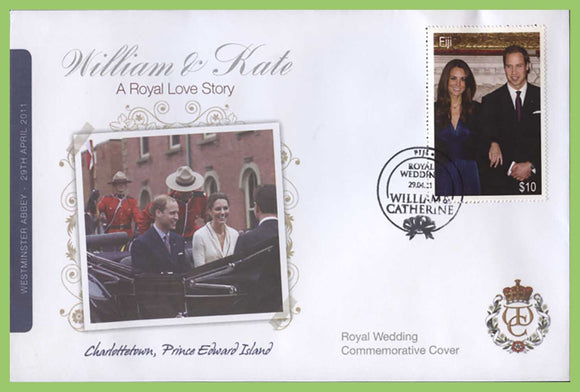 Fiji 2011 Royal Wedding William & Kate Cover, Charlottetown Prince Edward Island