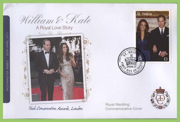 St Helena 2011 Royal Wedding William & Kate Cover, Tusk Conservation Awards